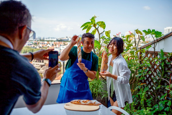 Bake French Baguette & Enjoy Sunset Charcuterie