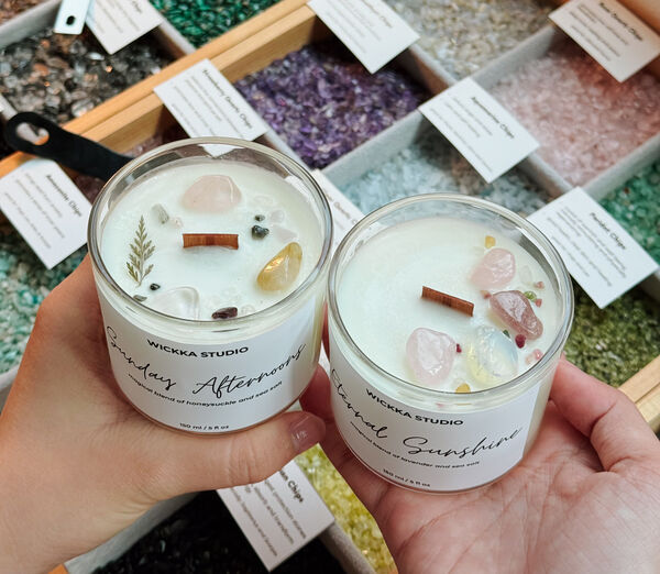 Crystal Candle Making | Manifest as You Craft your Candle!