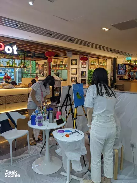 Image 50: 2-hr Art Jam in Raffles Place inclusive of beverage & pastry