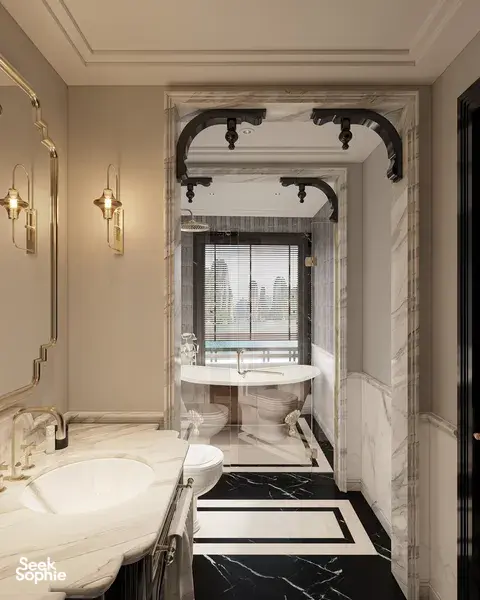 Senior Suite Room ( Second deck - Private balcony & Sea-view bathtub )