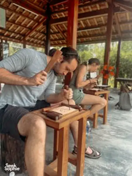 Discover the Oldest Art of Wood Carving in Hoi An Village