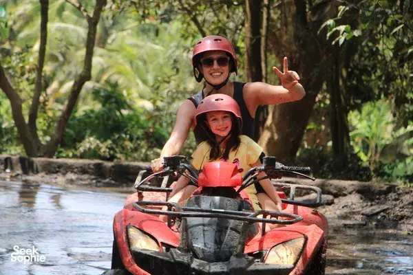 Bali ATV Ride Near Ubud with Diverse Terrain | Cave & Waterfall