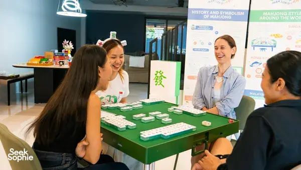 Learn Mahjong in a Singaporean Home
