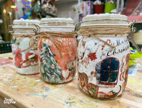 Christmas Special: Cookie Jar Decoupage | Great For Kids!