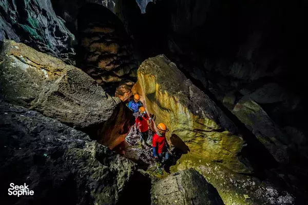 Phong Nha Day Trek to Elephant & Tra Ang Caves | Cliff Jumping & Lakeside BBQ