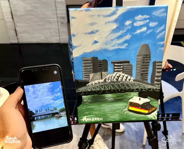 Image 37: Paint the Past | Art Jam in Raffles Place with Guided Photography Walk