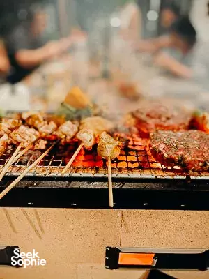 Japanese Style BBQ in Lush Bukit Timah Jungle
