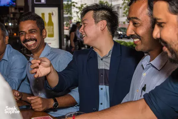 Private Roving Magic Performance with a Professional Magician