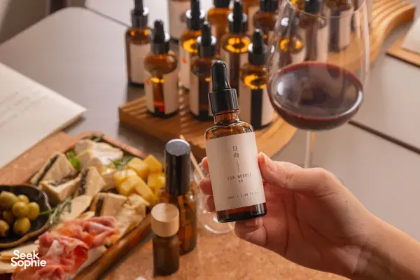 Make Christmas Essential Oil | With Wine & Cheese Platter