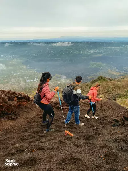 Mt Batur's Hidden Paths with a Local