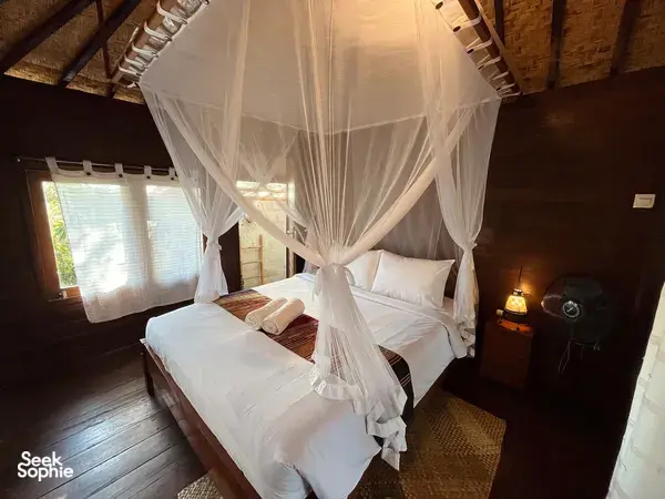 Kamar Double di Penginapan Peternakan