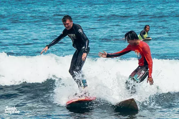 2 hour Private Surf lesson in Senggigi | Includes Documentation