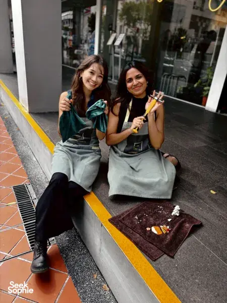 Make Christmas Ornaments with a Golden Kintsugi Twist