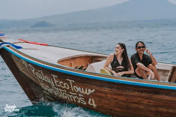 Krabi Island Hopping on Lux Longtail Boat | Picnic on Poda Island