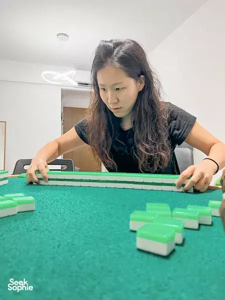 Learn Mahjong in a Singaporean Home