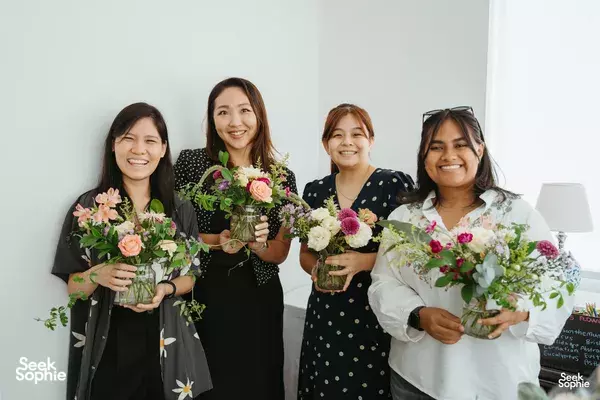 A Mindful Floral Arrangement Workshop in a Cosy Home
