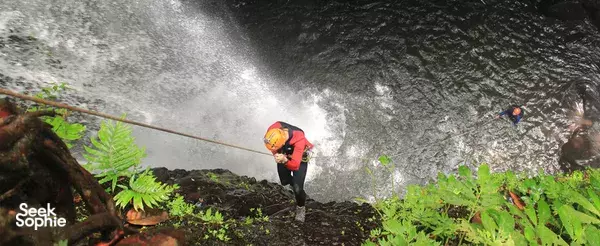 Bali's Ultimate Canyoning: Waterfalls, Hot Springs + Spice Hike