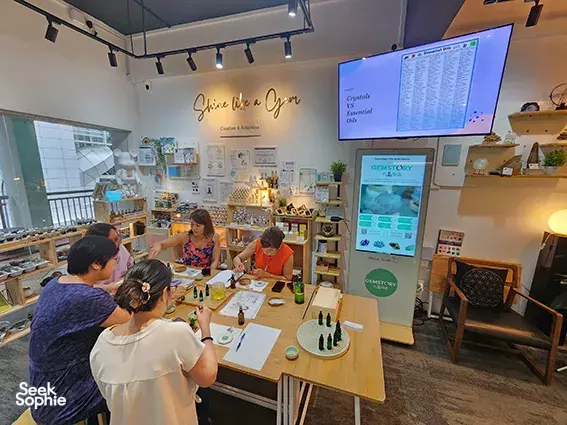 Crystal Aromatherapy Workshop | Custom Scent Blending for Teams 