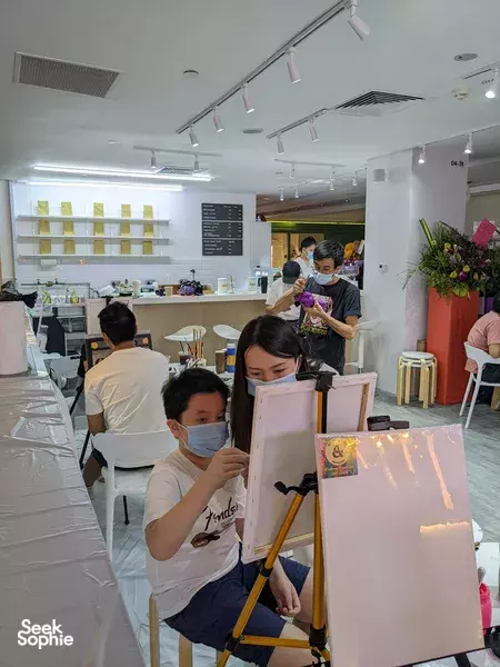 Image 45: 2-hr Art Jam in Raffles Place inclusive of beverage & pastry