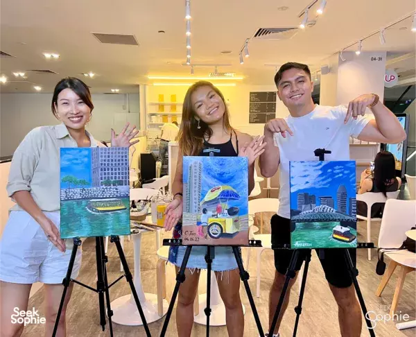 Image 38: Paint the Past | Art Jam in Raffles Place with Guided Photography Walk