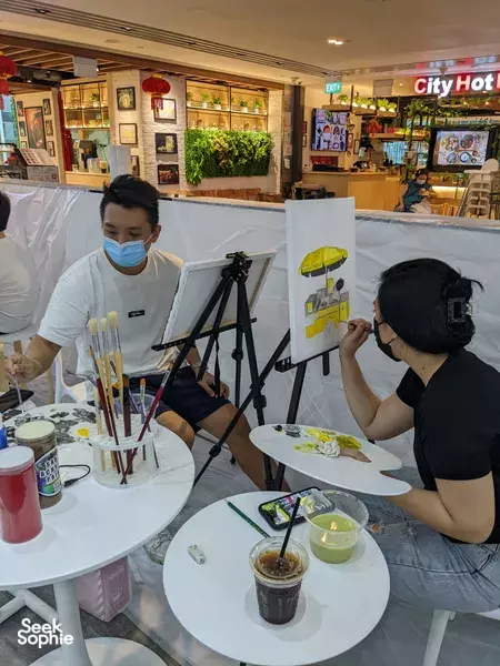 Image 44: 2-hr Art Jam in Raffles Place inclusive of beverage & pastry