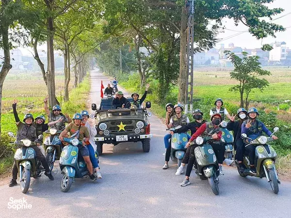 Vespa Ride To Hanoi Countryside Villages & Ancient Mythical Citadel
