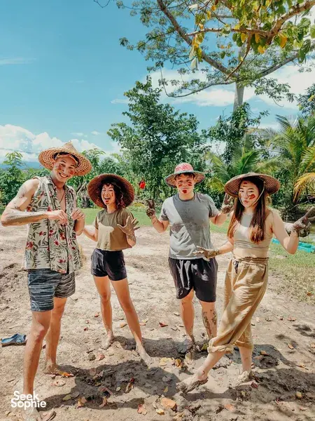 1日自然体验 | 泥屋建造、正念冥想与植物染布