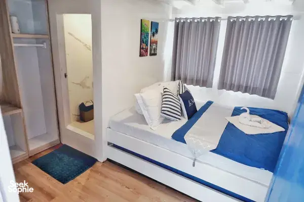 Kabin Pribadi dengan Pemandangan Laut & Kamar Mandi Pribadi