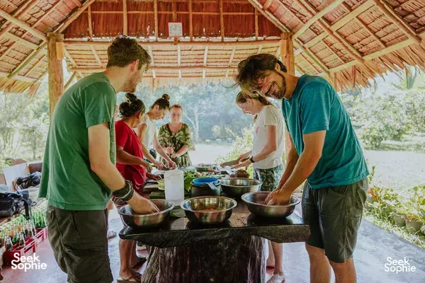 Khao Sok Jungle Cooking with Bamboo & Fire