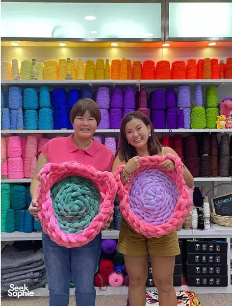 Big Chunky Yarn: Handknit Velvet Pet Bed