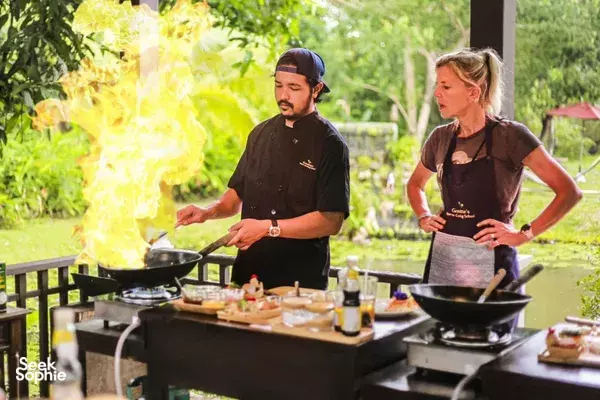 和奶奶的食谱学做泰国菜｜有机农场体验