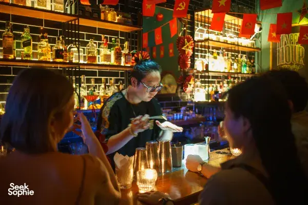 河内隐藏酒吧：秘密菜单外的鸡尾酒