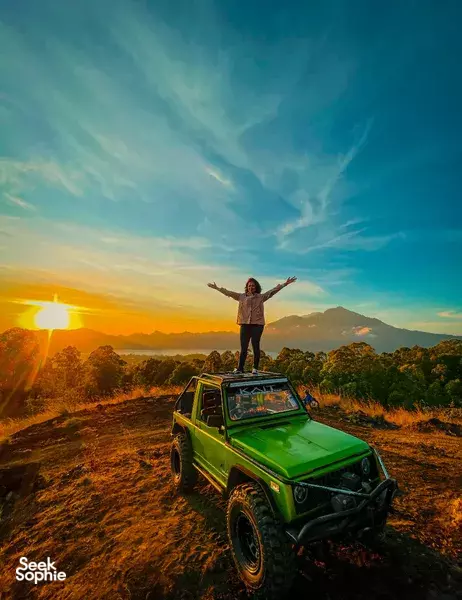 Mount Batur Off Road Sunrise Jeep With Hot Spring