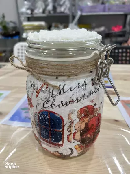 Christmas Special: Cookie Jar Decoupage | Great For Kids!