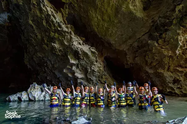 Phong Nha Day Trek to Elephant & Tra Ang Caves | Cliff Jumping & Lakeside BBQ