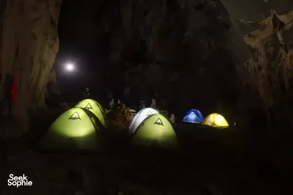 2D2N Phong Nha: Explore a Hidden Cave with Underground Rivers & Stalactite Halls | Camp & Homestay Combo