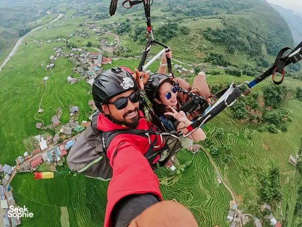Sapa Paragliding Over Terraced Valleys