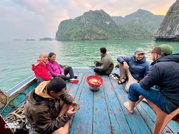 1 Day Hidden Lan Ha Bay | Secret Spots, Crabbing & Seafood Hotpot
