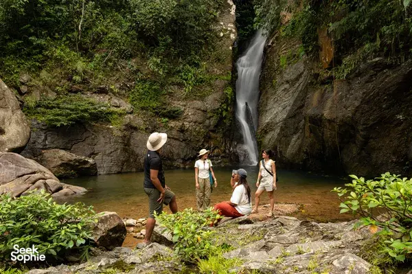 Hike to jungle waterfalls