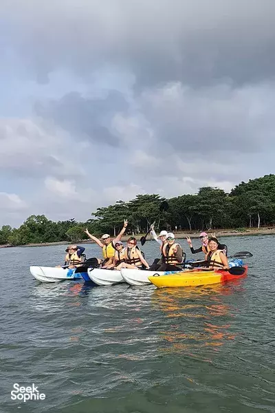 Pulau Ubin's Charms by Kayak: Fish Farms, Frog Island & Paracord
