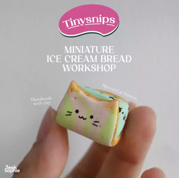 Craft Cute Mini Food - Ice Cream Bread Edition!
