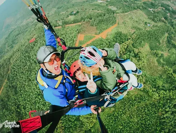 Sapa Paragliding Over Terraced Valleys