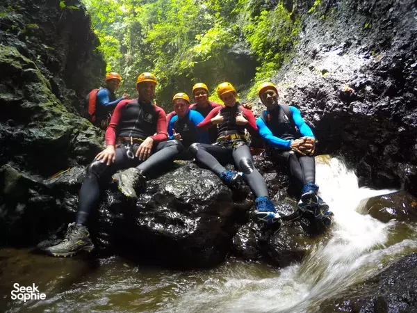 Bali's Ultimate Canyoning: Waterfalls, Hot Springs + Spice Hike
