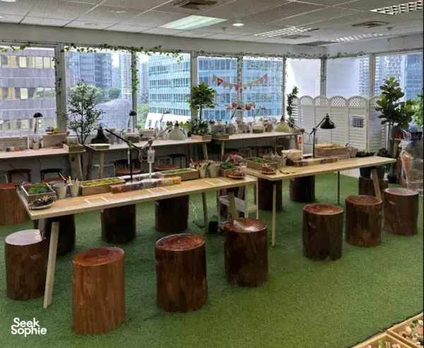Create a Terrarium with Free-flow Materials!