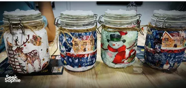 Christmas Special: Cookie Jar Decoupage | Great For Kids!
