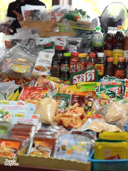 Thai Granny Cooking at a Peaceful Farm Retreat