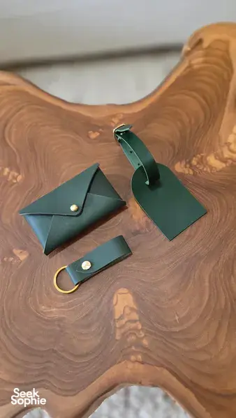 Craft a Leather Travel Set | For Jetsetting Teams