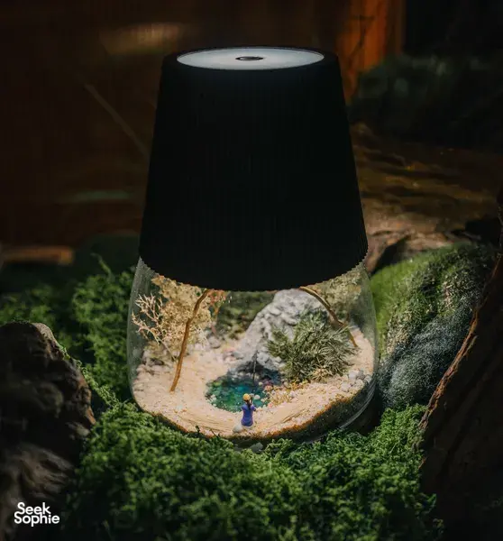 Create Your Own Miniature World in a Lamp