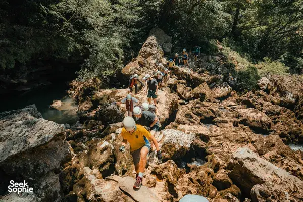 Phong Nha Day Trek to Elephant & Tra Ang Caves | Cliff Jumping & Lakeside BBQ