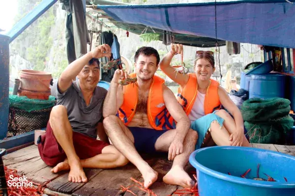 1 Day Hidden Lan Ha Bay | Secret Spots, Crabbing & Seafood Hotpot